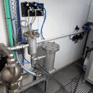 WtR Leimfilter nach Einbau