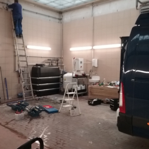 WtR Aufbau Kiesfilteranlage