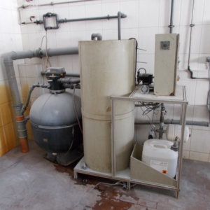 einfachste Kiesfilteranlage Altbestand