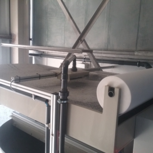 WtR Bandfilter 2,2m² in Betrieb