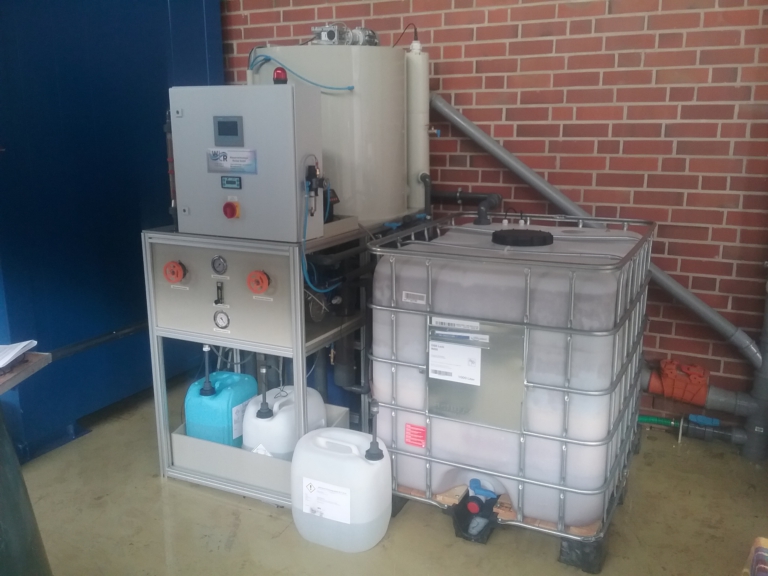 August 2018 Flotationsanlage für Naturfarbenhersteller