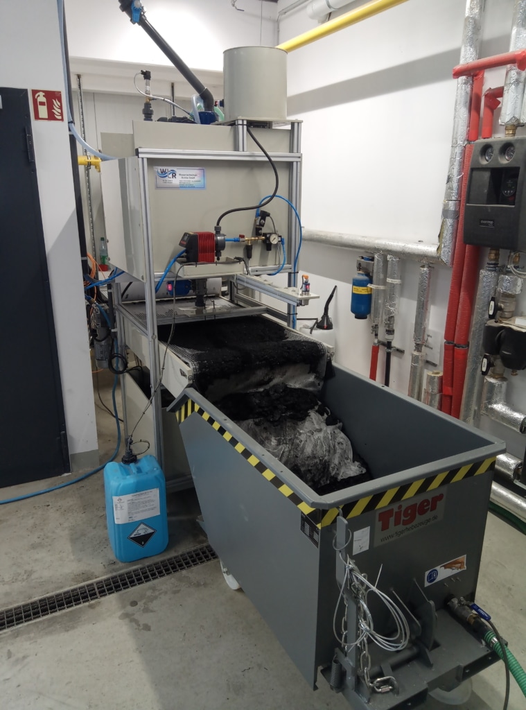 März 2021 Druckabwasser aus Faltschachtelzentrum