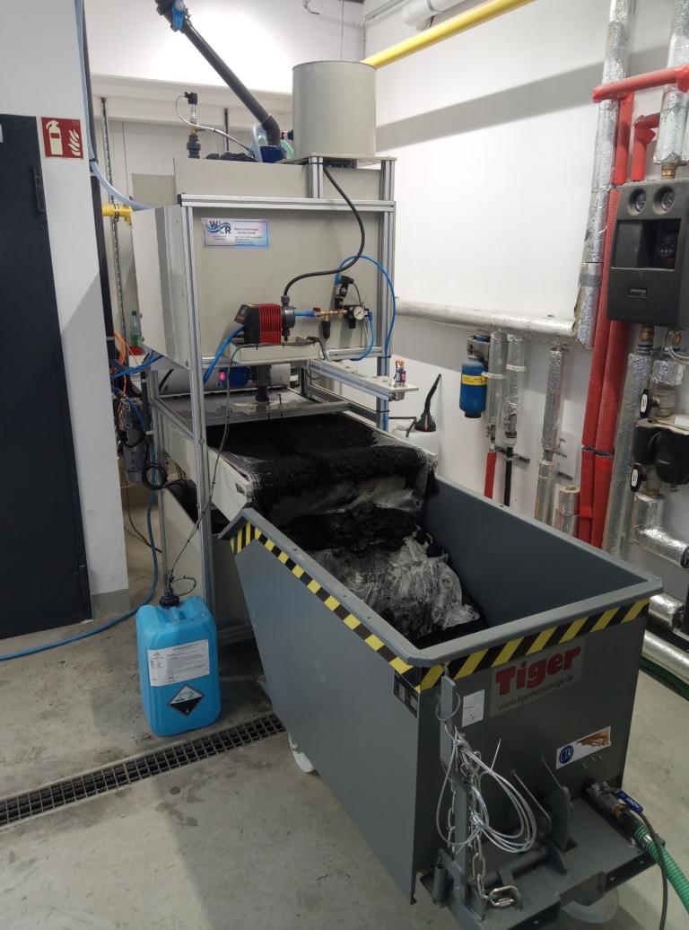 März 2021 Druckabwasser aus Faltschachtelzentrum